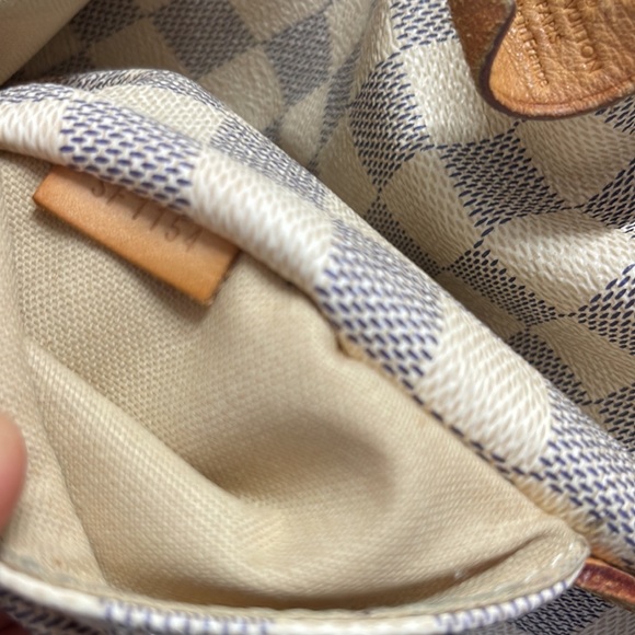 Authentic LOUIS VUITTON Totally MM Bag DAMIER AZUR - Picture 8 of 14